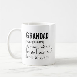 Funny Best Grandad Definition Gift voor Grandfathe Koffiemok