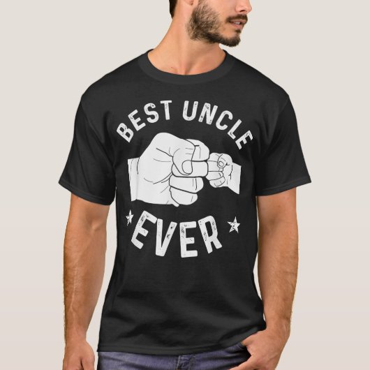 Funny Best oom Ever Fist Bump T-shirt (Voorkant)