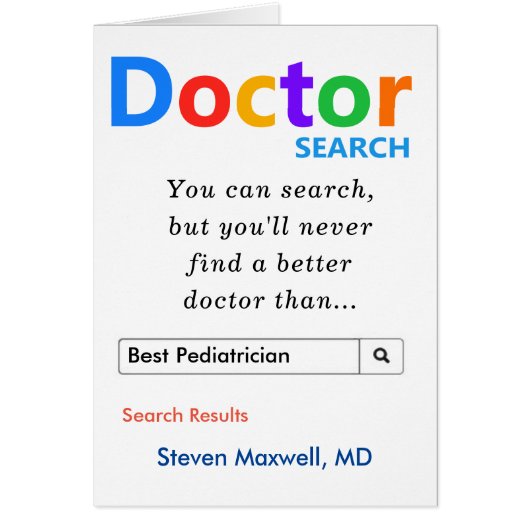 Funny Best Pediatrician, Pediatrics Search  (Devant)