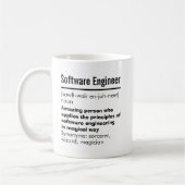 Funny Best Software Engineer Definition Gift Koffiemok (Links)