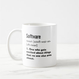 Funny Best Software Engineer Definition Gift Koffiemok