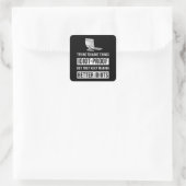 Funny Better Idiots Programming Gift Vierkante Sticker (Tas)