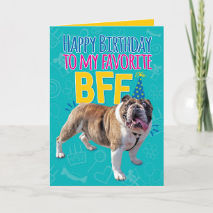 Funny BFF Birthday Kaart voor Burping, boerenvrien
