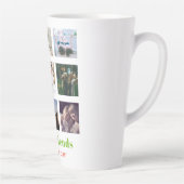 Funny BFF FOTO COLLAGE Gift Personalized AVOCADO Latte Mok (Rechts)