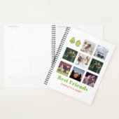 Funny BFF FOTO COLLAGE Gift Personalized AVOCADO Planner (Display)
