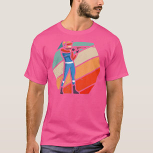 Funny Biathlon Winter Ski Skiing Fun Lovers (9) T-shirt