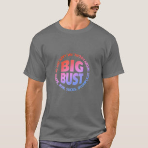 Funny Big Bust Mekhi-Becton Colorful Retro T-shirt