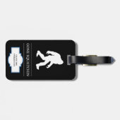 Funny Big Foot Gone Squatchin Sasquatch Bagagelabel (Achterkant horizontaal)