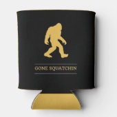 Funny Big Foot Gone Squatchin Sasquatch Blikjeskoeler (Achterkant)