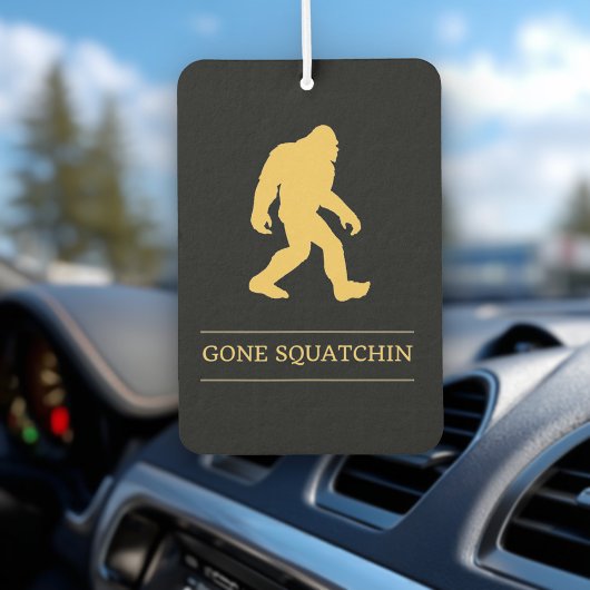 Funny Big Foot Gone Squatchin Sasquatch Luchtverfrisser