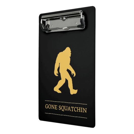 Funny Big Foot Gone Squatchin Sasquatch Mini Klembord (Angled2)