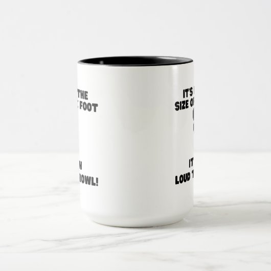 Funny Bigfoot Coffee Mok voor Sasquatch Believer (Midden)