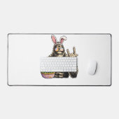 Funny Bigfoot Easter Egg Rock Sasquatch Easter Day (Clavier et souris)