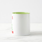 Funny Bigfoot geloof ik in Kerstmis Mok (Midden)