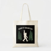 Funny Bigfoot hou het Squatchy Squatch Tote Bag (Voorkant)
