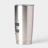 Funny Bigfoot-I Believe in Myself Geïsoleerde Drinkbeker (Links)