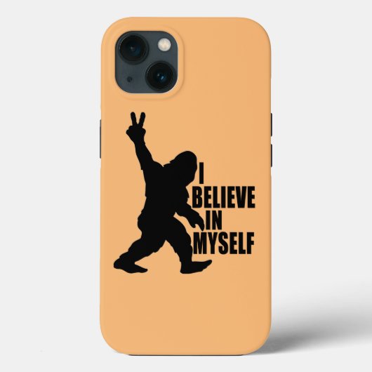 Funny Bigfoot-ik geloof in mezelf Case-Mate iPhone Case (Achterkant)