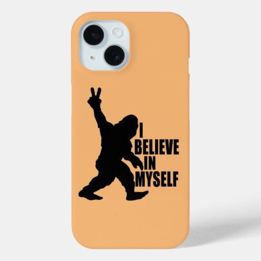 Funny Bigfoot-ik geloof in mezelf Case-Mate iPhone Case (Achterkant)