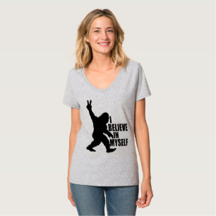 Funny Bigfoot-ik geloof in mezelf T-shirt