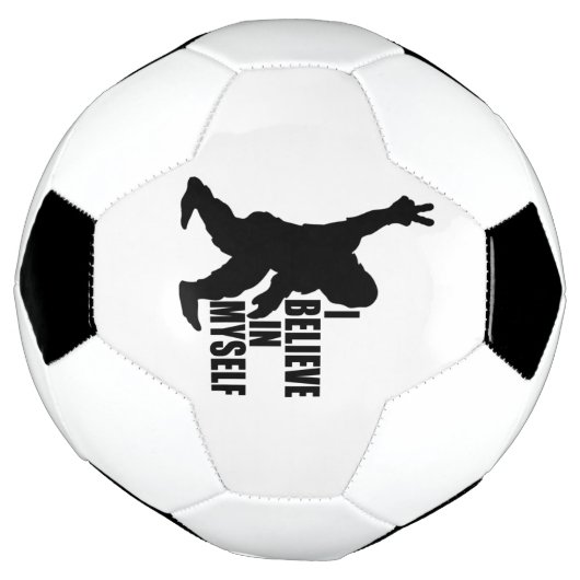 Funny Bigfoot-ik geloof in mezelf Voetbal (Gedraaid)