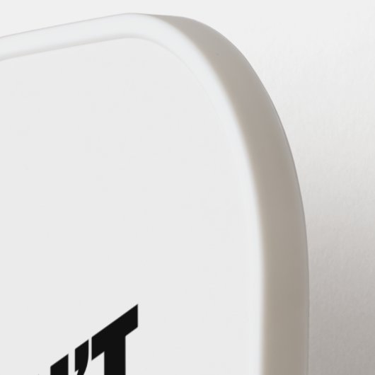 Funny Bigfoot-ik geloof niet in mensen Pickleball Paddle (Links Detail)