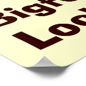 Funny Bigfoot Loch Ness Monster Poster (Hoek)