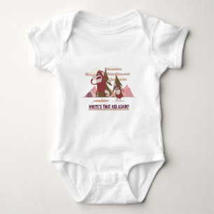 Funny Bigfoot mama Romper