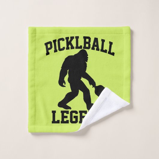 Funny Bigfoot Pickleball Legend (Gant de toilette)