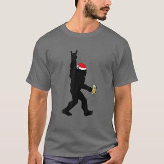 Funny Bigfoot Santa Bigfoot Sasquat T-shirt