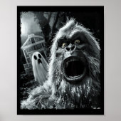 Funny Bigfoot Sasquatch Halloween Poster (Voorkant)