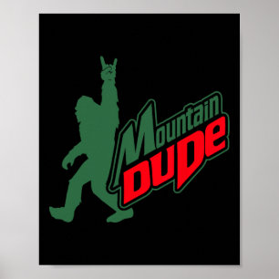 Funny Bigfoot Sasquatch Wandelaar Cadeaus Bergman Poster