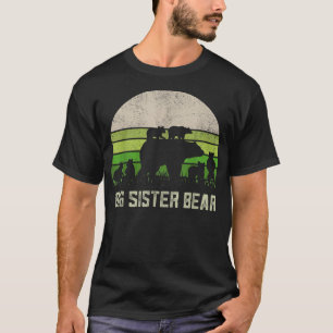 Funny Biggest zuster Shirten, 6 Cub Kinder Sis Big T-shirt