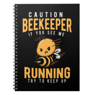 Funny Bijenteler Joke Bee Humor Notitieboek