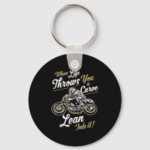 Funny Biker citeert Sarcastic Motorcycle Rider Gif Sleutelhanger