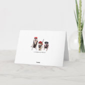 Funny Biker Dogs/Lab Birthday Kaart (Achterkant)