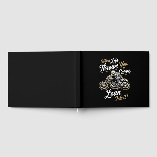Funny Biker Quotes Sarcastic Motorcycle Rider Gift Gastenboek (Volledig)