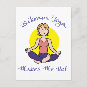 Funny Bikram Yoga Gift Briefkaart