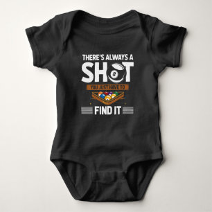 Funny Billard Quote Eight Ball Shot Romper