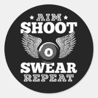 Funny Billard Retro 8 Ball Gezegde