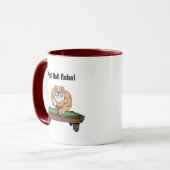Funny Billiards Pool Hall Rebel Coffee Mugs (Devant gauche)