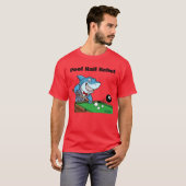 Funny Billiards Pool Hall Rebel T-shirt (Voorkant volledig)