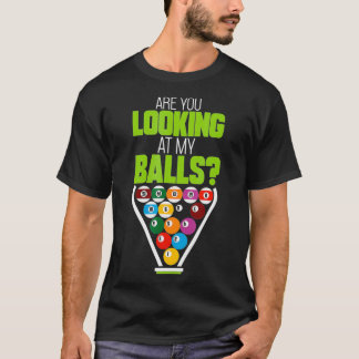 Funny Billiards Pool T-shirt voor heren Losse
