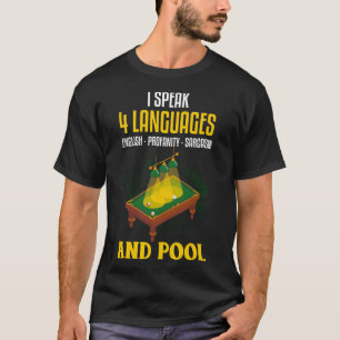 Funny Billiards Shirt Joke Sarcastic Billard Pool