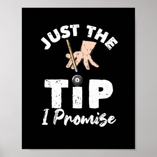 Funny billiards snooker 8 ball 9 ball poster (Voorkant)