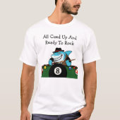 Funny Billiards Theme Pool Hall T-shirt (Voorkant)