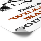 Funny Billy het Kind "Gezocht" Poster (Hoek)