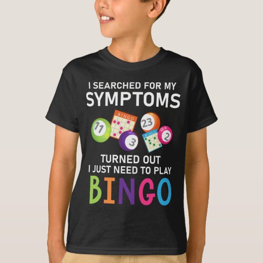 Funny Bingo Ball Bingo Gamer T-shirt (Voorkant)