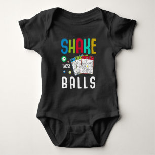 Funny Bingo Ball Lover en Gambling Fan Humor Romper
