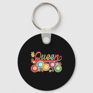Funny Bingo Girl Bingo Balls Queen Sleutelhanger