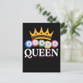 Funny Bingo Girl Bingo Briefkaart (Staand voorkant)